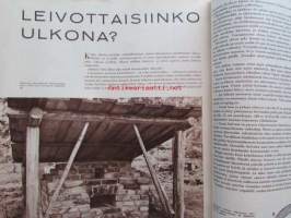 Kotiliesi 1962 nr 13 -mm. Huonekasvien kastelu loma-aikana, Miehen Mestaruushillo, Heinäpellon pienmantereella, Jasmiini kukkii, Matkustamme yhdessä,