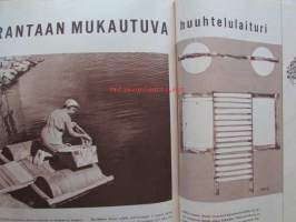 Kotiliesi 1962 nr 13 -mm. Huonekasvien kastelu loma-aikana, Miehen Mestaruushillo, Heinäpellon pienmantereella, Jasmiini kukkii, Matkustamme yhdessä,