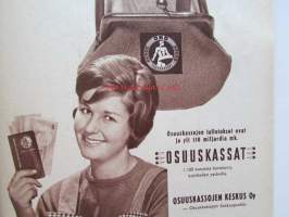 Kotiliesi 1961 nr 3 -mm.  Vastaako Arava tarkoitustaan?, Hedwig Gebbard In memorian, Uusi koti kaipaa kukkia, Kasvatusopin naisprofessori Inkeri Vikainen,