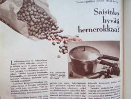 Kotiliesi 1961 nr 3 -mm.  Vastaako Arava tarkoitustaan?, Hedwig Gebbard In memorian, Uusi koti kaipaa kukkia, Kasvatusopin naisprofessori Inkeri Vikainen,