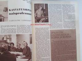 Kotiliesi 1961 nr 3 -mm.  Vastaako Arava tarkoitustaan?, Hedwig Gebbard In memorian, Uusi koti kaipaa kukkia, Kasvatusopin naisprofessori Inkeri Vikainen,