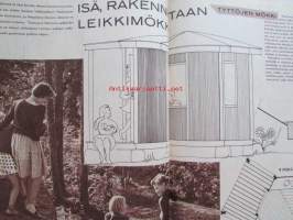 Kotiliesi 1961 nr 7  huhtikuu -mm. Me puheliaat naiset, Keittiössä keksittyä, Kodin työ yliopistollisen tutkimuksen kohteeksi, Muuttuva maalaiskoti ja