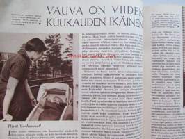 Kotiliesi 1961 nr 7  huhtikuu -mm. Me puheliaat naiset, Keittiössä keksittyä, Kodin työ yliopistollisen tutkimuksen kohteeksi, Muuttuva maalaiskoti ja