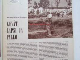 Kotiliesi 1961 nr 7  huhtikuu -mm. Me puheliaat naiset, Keittiössä keksittyä, Kodin työ yliopistollisen tutkimuksen kohteeksi, Muuttuva maalaiskoti ja