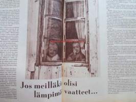 Kotiliesi 1961 nr 19 lokakuu -mm. Mitä kodit odottavat kotitalousopetuksesta, Huutokaupassa, Koti kolmelle, Viherkasvi on talvenkukka, Nukke elää lapsi leikkii,