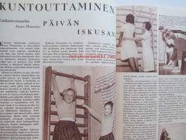 Kotiliesi 1961 nr 20 -mm. Pikku emäntien puolesta, Tartuntataudeit ja vastuskyky, Akvaario palanen tropiikkia, Aamiaisella Amerikassa, Virkeäpäivä alkaa