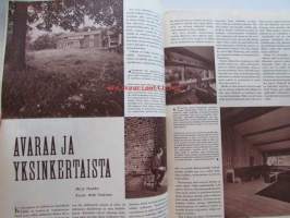 Kotiliesi 1961 nr 20 -mm. Pikku emäntien puolesta, Tartuntataudeit ja vastuskyky, Akvaario palanen tropiikkia, Aamiaisella Amerikassa, Virkeäpäivä alkaa