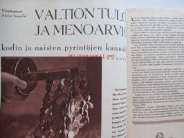 Kotiliesi 1961 nr 20 -mm. Pikku emäntien puolesta, Tartuntataudeit ja vastuskyky, Akvaario palanen tropiikkia, Aamiaisella Amerikassa, Virkeäpäivä alkaa