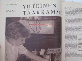 Kotiliesi 1960 nr 3 -mm. Huppumyssy anorakin alle, Epäsosiaalinen oppilasko takaa kehityksen, Pysyykö perheenäiti kehityksen tasalla, Vuoden kohennusohjelma