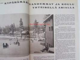 Kotiliesi 1966 nr 1 -mm. Erilaisuuksien tasa-arvoisuus, Kypärämäinen vanhemmat ja koulu yhteisellä asialla, Andersen elää yhä, Ihan yksityisiä ajatuksia