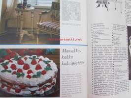 Kotiliesi 1966 nr 13 -mm. Savusauna paras sauna, Kunnankätilön työsarka, Tanskan pellavan ylösnousemus, Mansikkakakku kahvipöytään, Paimenmatara ja kaksi