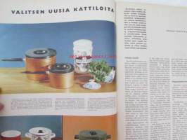 Kotiliesi 1966 nr 5 -mm. Vastinetta Martti Paloheimolle, Pinnatuolit, Appelsiineista värejä ja vitamiineja, Meiltä virkistävät kukkaikkunat, Popina kultakukka