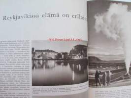 Kotiliesi 1966 nr 19 -mm. Tunnetko ruusukvittenin?Pohjoismaisen naisen muotokuva, Muutimme tehtaan mukana, Nuoren radikaalin ongelma on ikuinen, Uuniperunoita ja