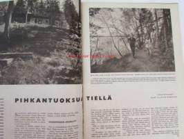 Kotiliesi 1966 nr 16 -mm. Kolme polvea saman tehtaan palveluksessa, Pihkantuoksua tiellä, Ylä-Mattilan ratsastajapatsas, Tyttökin haluaa muuttaa pois kotoaan,