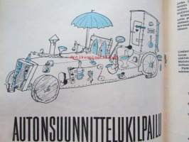 Tekniikan Maailma 1960 nr 1 -mm. Mäntämoottorin mantelin perijä NSU Wankel, X-15 kiikarissaMartin B-57 Canberra-suihkumoottoripommittaja, Cadillac, Daf