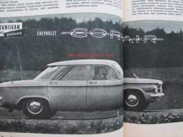 Tekniikan Maailma 1960 nr 10 -mm. Koeajossa Chervolet Corvair, ASROC sukellusveneiden torjunta-ase, Uutta Ramses, Opel Record,