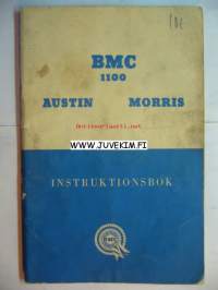 BMC 1100 Austin Morris -instruktionsbok