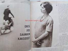 Kotiliesi 1965 nr 18. Syyskuu 1965. Kustaa ja Liisa Vilkunan kesäkoti (Lappajärvi). Toistaiseksi paras tie oman katon alle, Pappilanemäntä Pohjanmaalta Alice Kivioja