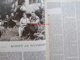 Kotiliesi 1965 nr 16  Elokuu -mm. Kodit ja nuoriso, Mitä musta Afrikka voi meille tarjota, Virkapuku joka on syntyessään oli klassillinen, Käyntimme Kätchenin