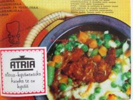 Kotiliesi 1965 nr 12  kesäkuu 1965. Kannessa tyttöjä kansallispuvuissaan. -mm. Sinikelloniityn pikkuinen Pompom, älkää sanoko meitä suomalaissälleiksi