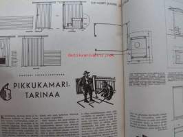 Kotiliesi 1965 nr 12  kesäkuu 1965. Kannessa tyttöjä kansallispuvuissaan. -mm. Sinikelloniityn pikkuinen Pompom, älkää sanoko meitä suomalaissälleiksi