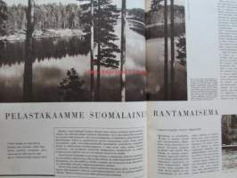 Kotiliesi 1965 nr 11  Kesäkuu 1965 -mm. Mikä nostaa lihan hintoja, Vajaamielinenkin lapsi on kodin jäsen, Lomaleirit kutsuvat jälleen väsyneitä äitejä,