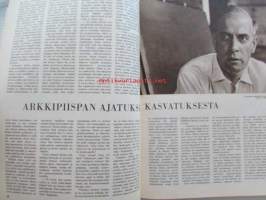 Kotiliesi 1965 nr 11  Kesäkuu 1965 -mm. Mikä nostaa lihan hintoja, Vajaamielinenkin lapsi on kodin jäsen, Lomaleirit kutsuvat jälleen väsyneitä äitejä,