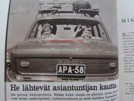 Kotiliesi 1965 nr 11  Kesäkuu 1965 -mm. Mikä nostaa lihan hintoja, Vajaamielinenkin lapsi on kodin jäsen, Lomaleirit kutsuvat jälleen väsyneitä äitejä,