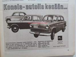 Kotiliesi 1965 nr 11  Kesäkuu 1965 -mm. Mikä nostaa lihan hintoja, Vajaamielinenkin lapsi on kodin jäsen, Lomaleirit kutsuvat jälleen väsyneitä äitejä,