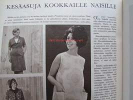 Kotiliesi 1965 nr 10 -mm. Intimiteetin oikeussuojasta, Kasvatan pojasta miehen, Perheenäiti työmarkkinoilla, Iloiset yrittäjät Kauko Menna sähköasentaja,