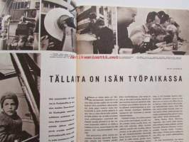 Kotiliesi 1965 nr 9  Toukokuu 1965. -mm. Seitsemän kaupungin suunnitelma, Neiti kansankouluntarkastaja Meeri Päivänsalo, Onko aitasta Huvilaksi, Parjattu pitkä