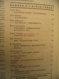 Kansa Taisteli  1968 nr 5 (kannessa  talo Kakkorvan kylä, Aunus)Väinö Havia: Haupitsipatteri talvisodassa. Lehväslaiho: Vastaisku Shemenskissä 1942. Erik