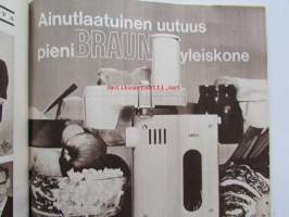 Kotiliesi 1965 nr 6 -mm. Lasku on jätetty perheenemännille, Kannattaa sittenkin vakuuttaa, Nuori tyttö ja antiikkikauppa, Posliinia ja lasia ulkomaille,