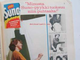 Kotiliesi 1965 nr 2 -mm. K.J Ståhlberg perheenisänä, Ongelmallinen Arava-asunto, Uhkaako veritulppa mieheni sydäntä, Koko ateria uunissa, Kaulus somistaa,