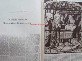 Kotiliesi 1965 nr 2 -mm. K.J Ståhlberg perheenisänä, Ongelmallinen Arava-asunto, Uhkaako veritulppa mieheni sydäntä, Koko ateria uunissa, Kaulus somistaa,