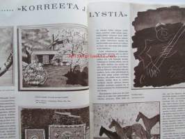 Kotiliesi 1965 nr 1 -mm. Isoäidin kakkuresepti, Kehityskeitto, Aviopuolisoiden yhteisverotus, Pakkaspäivän aterioita, Ihannemittoihin, Turhaa painolastia,