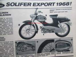 Tekniikan Maailma 1968 nr 2 -mm. Ford Escort Rabat, Mersujen uusi sukupolvi, ALfa-Romeo 1750, Uudet itäraudat Volga ja Jalta Scadia, BMW 1600,  Katso kuvista