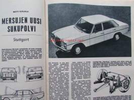Tekniikan Maailma 1968 nr 2 -mm. Ford Escort Rabat, Mersujen uusi sukupolvi, ALfa-Romeo 1750, Uudet itäraudat Volga ja Jalta Scadia, BMW 1600,  Katso kuvista