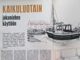 Tekniikan Maailma 1968 nr 8 -mm. Säätehdas, Uusia ja tehostettuja autoja Lamborghini 400 GT Islero, Renault 16 TS, Daroo II, Daroo I, Fokker D Vii,  Austin mini