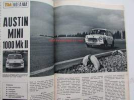 Tekniikan Maailma 1968 nr 8 -mm. Säätehdas, Uusia ja tehostettuja autoja Lamborghini 400 GT Islero, Renault 16 TS, Daroo II, Daroo I, Fokker D Vii,  Austin mini