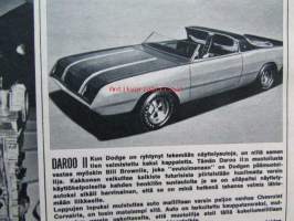 Tekniikan Maailma 1968 nr 8 -mm. Säätehdas, Uusia ja tehostettuja autoja Lamborghini 400 GT Islero, Renault 16 TS, Daroo II, Daroo I, Fokker D Vii,  Austin mini