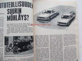 Tekniikan Maailma 1968 nr 8 -mm. Säätehdas, Uusia ja tehostettuja autoja Lamborghini 400 GT Islero, Renault 16 TS, Daroo II, Daroo I, Fokker D Vii,  Austin mini