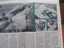 Tekniikan Maailma 1968 nr 10 -mm. Tekniikka pyörii Linnanmäellä, Saab 37 Wiggen, Peugeot 504, Taistelu Englannista ilmavoimat täyttävät 50 vuotta, Ford Escort