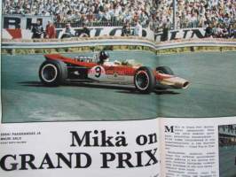Tekniikan Maailma 1968 nr 14 -mm. Buick Touring -26, Sinca 1100 GL, Mikä on Gran Prix?, F1 radat, Mikä F1?, F1 ajajat, Puch-Tunturi M125 6 Gg, Suju GTK, Katso