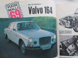 Tekniikan Maailma 1968 nr 15 -mm. Vesimäkärä, Volvo 164, VW 411, Volvo B 20, Honda 800 Ford 17M Porsche 911 E, Renault 6, Suzuki T20, ALfa Romeo 1750 Berlina,