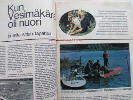 Tekniikan Maailma 1968 nr 15 -mm. Vesimäkärä, Volvo 164, VW 411, Volvo B 20, Honda 800 Ford 17M Porsche 911 E, Renault 6, Suzuki T20, ALfa Romeo 1750 Berlina,