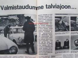 Tekniikan Maailma 1968 nr 17 -mm. Rautaratsujen tekniikka, Valmistaudumme talveen, ELävä Sovella järjestelmä, Piper Cherokee Arrow, Dieselit vertailussa Datsun