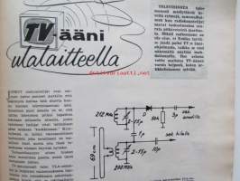 Tekniikan maailma 1958 nr 4 -mm. Tekniikan fariseukset,  Canon 8-T, DAF pikkuautosensatio Hollannista, Roima roikkuja, Ajan Sävel mopedi, Radioputken loppukiri,