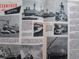 Tekniikan maailma 1958 nr 4 -mm. Tekniikan fariseukset,  Canon 8-T, DAF pikkuautosensatio Hollannista, Roima roikkuja, Ajan Sävel mopedi, Radioputken loppukiri,