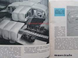 Tekniikan maailma 1958 nr 1 -mm. Sputnik ja Vanguard, Goliath 1100, Flexaret IV a, Valmistautukaa talviajoon, Mitä suursputnikista tiedetään, Caravalle